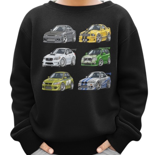  Bluza dziecięca samochody sportowe tuning auta wyścigowe dla chłopca 4