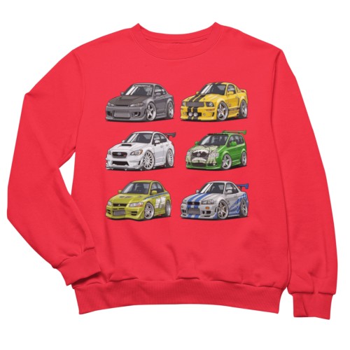  Bluza dziecięca samochody sportowe tuning auta wyścigowe dla chłopca 5