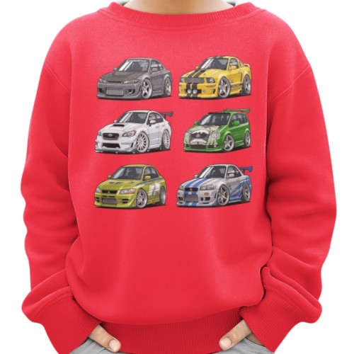  Bluza dziecięca samochody sportowe tuning auta wyścigowe dla chłopca 6