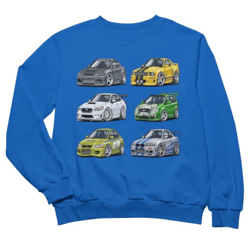  Bluza dziecięca samochody sportowe tuning auta wyścigowe dla chłopca 7