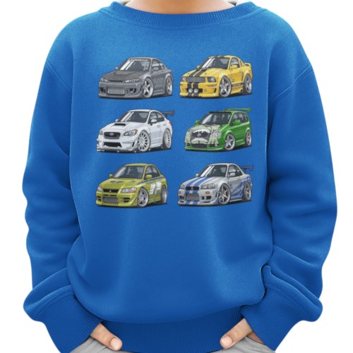  Bluza dziecięca samochody sportowe tuning auta wyścigowe dla chłopca 8
