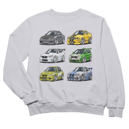  Bluza dziecięca samochody sportowe tuning auta wyścigowe dla chłopca 2