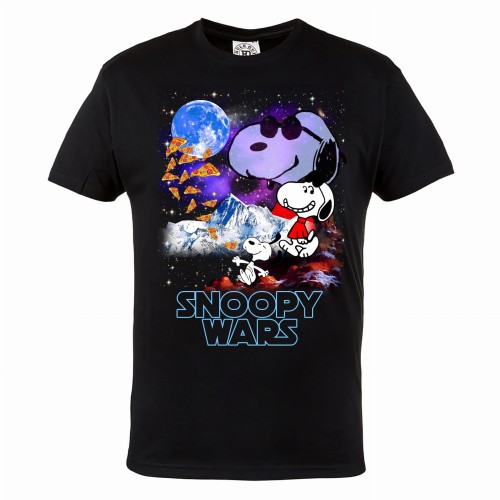 MĘSKA KOSZULKA Z NADRUKIEM NA HALLOWEEN SNOOPY WARS HAL133