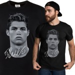Męska Koszulka piłkarska Cristiano Ronaldo Portugalia młodzieżowy t-shirt