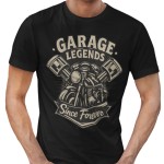 Koszulka Motocykl Motocyklista Mechanik Garaż Cafe Racer Prezent 190g DTG
