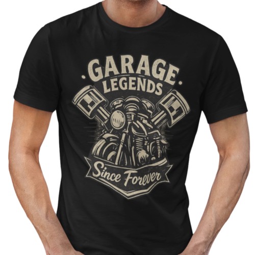Koszulka Motocykl Motocyklista Mechanik Garaż Cafe Racer Prezent 190g DTG 
