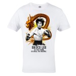 KOSZULKA MĘSKA BRUCE LEE SMOK SZTUKI WALKI