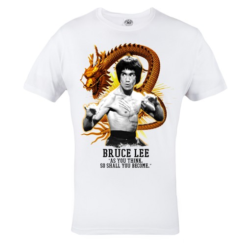 KOSZULKA MĘSKA BRUCE LEE SMOK SZTUKI WALKI 