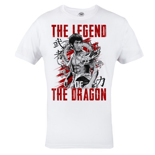  KOSZULKA BRUCE LEE THE LEGEND OF THE DRAGON MISTRZ SZTUK WALKI 