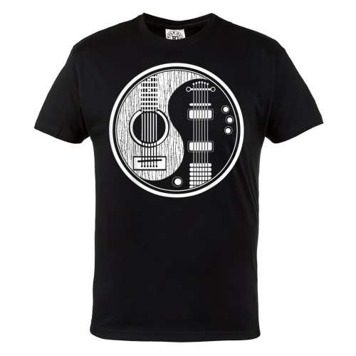 KOSZULKA MUZYCZNA DLA MUZYKA GITARA RETRO 