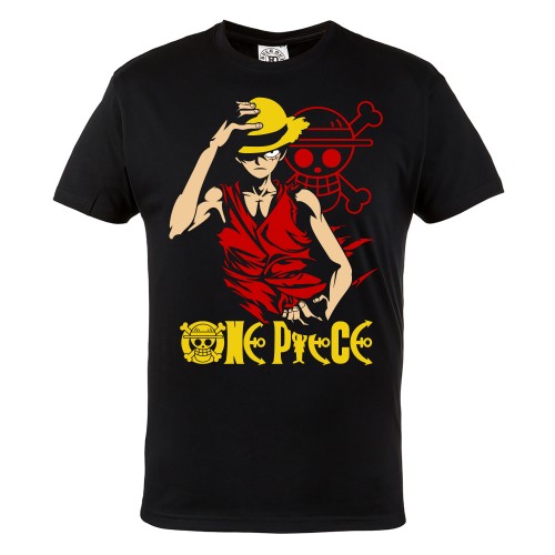 MĘSKA KOSZULKA MANGA ONE PIECE MONKEY LUFFY CZŁOWIEK GUMA 