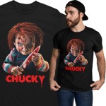  Koszulka męska filmowa Childs Play 2 Chucky horror klasyka