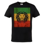 KOSZULKA MUZYCZNA REGGAE JAMAICA RASTA LION
