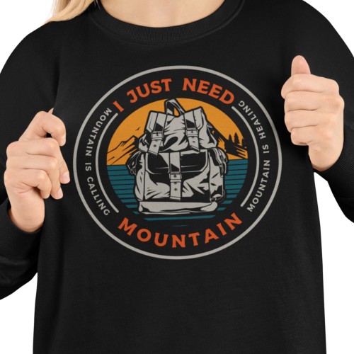 Bluza damska I Just Need Mountain – góry trekking plecak outdoor 2