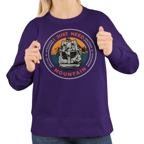 Bluza damska I Just Need Mountain – góry trekking plecak outdoor 7