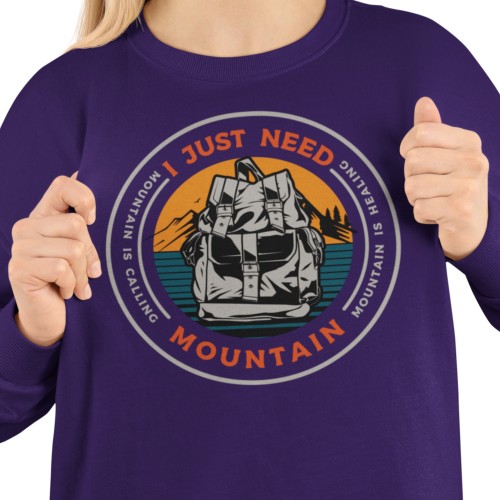 Bluza damska I Just Need Mountain – góry trekking plecak outdoor 8