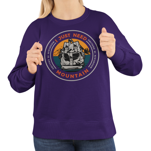 Bluza damska I Just Need Mountain – góry trekking plecak outdoor 9