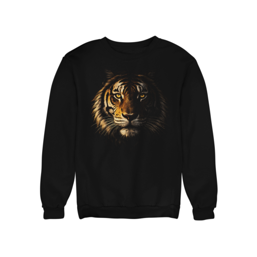 Bluza damska z nadrukiem tygrys – głowa dzikiego kota animal wildlife 3