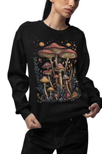 Bluza damska z nadrukiem magiczne grzyby – leśna Cottagecore Witchy 4