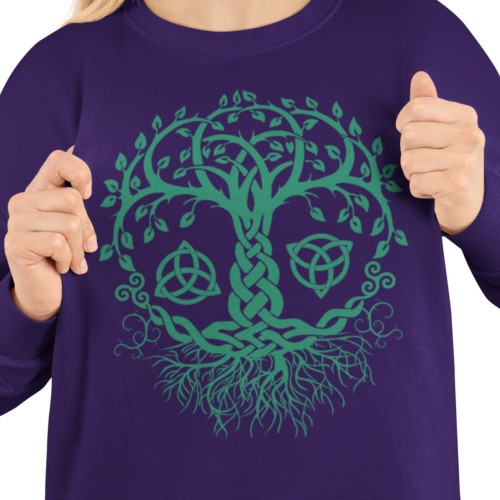 Bluza damska z nadrukiem Drzewo Życia – celtyckie symbole Tree of Life 2
