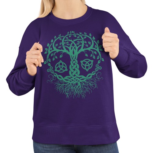 Bluza damska z nadrukiem Drzewo Życia – celtyckie symbole Tree of Life
