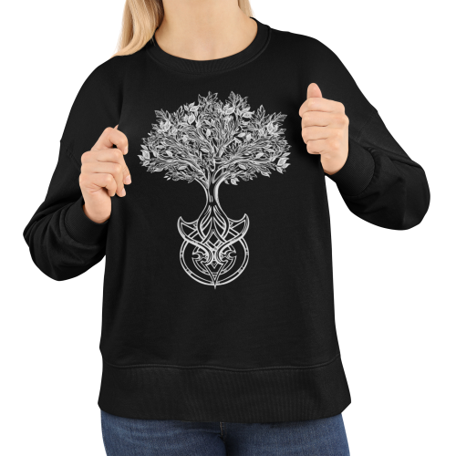 Bluza damska z nadrukiem Drzewo Życia – nordyckie celtyckie symbole 10