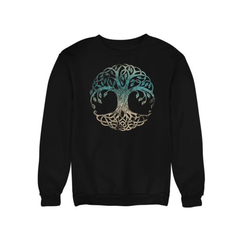 Bluza damska z nadrukiem Drzewo Życia w kręgu – Celtic Tree of Life 10