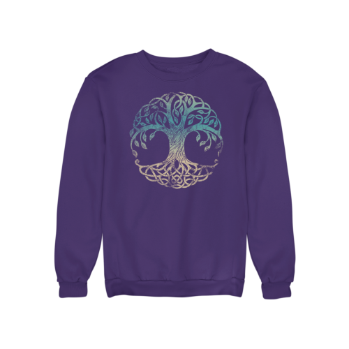 Bluza damska z nadrukiem Drzewo Życia w kręgu – Celtic Tree of Life 5