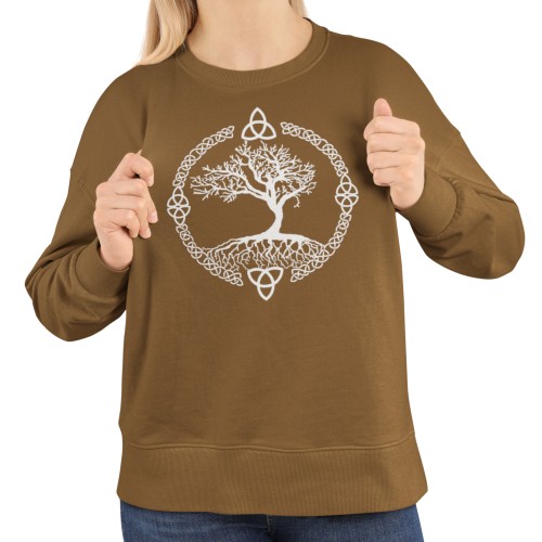 Bluza damska Drzewo Życia Triquetra – celtycki symbol z nadrukiem 7