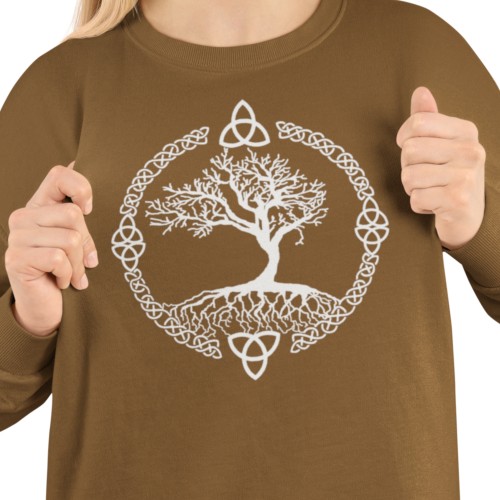 Bluza damska Drzewo Życia Triquetra – celtycki symbol z nadrukiem 8