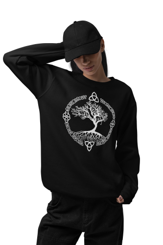 Bluza damska Drzewo Życia Triquetra – celtycki symbol z nadrukiem 4