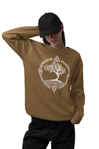 Bluza damska Drzewo Życia Triquetra – celtycki symbol z nadrukiem 12