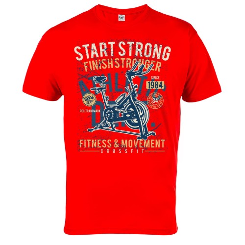 KOSZULKA START STRONG FINISH STRONGER 8