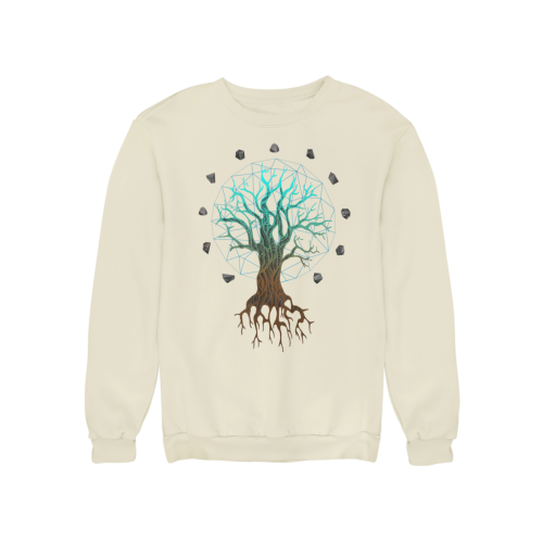 Bluza damska z nadrukiem geometryczne Drzewo Życia – Nature Sacred Geometry 3