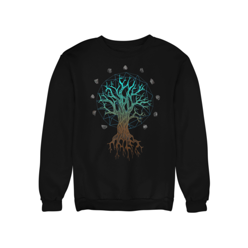 Bluza damska z nadrukiem geometryczne Drzewo Życia – Nature Sacred Geometry 9