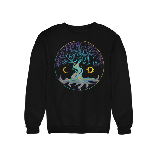 Bluza damska Drzewo Życia słońce i księżyc – Yin Yang Celestial 6