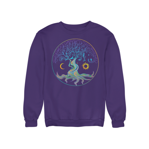 Bluza damska Drzewo Życia słońce i księżyc – Yin Yang Celestial 10