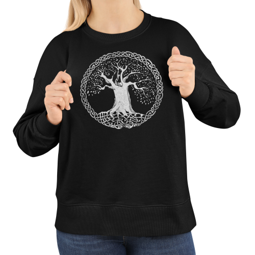 Bluza damska celtyckie Drzewo Życia w kręgu – Celtic Knot Tree 18