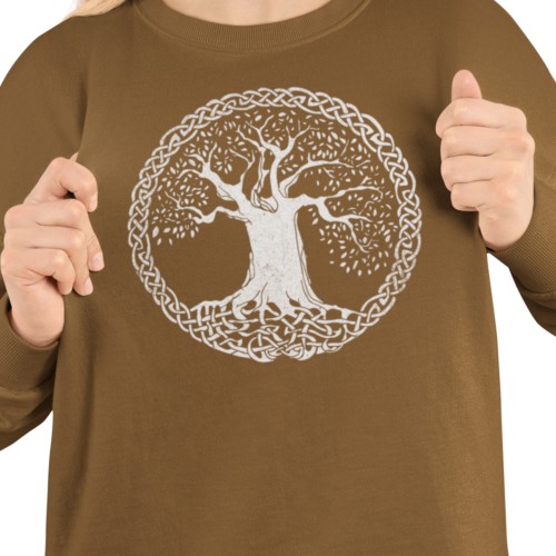 Bluza damska celtyckie Drzewo Życia w kręgu – Celtic Knot Tree 2