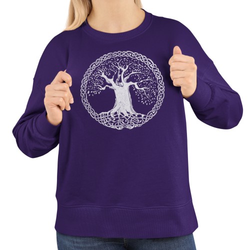 Bluza damska celtyckie Drzewo Życia w kręgu – Celtic Knot Tree 7