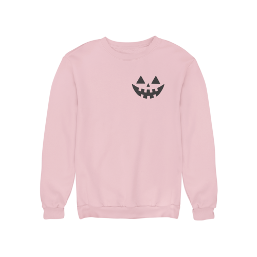 Bluza damska Halloween Jack O’Lantern – minimalistyczna dynia z nadrukiem 9