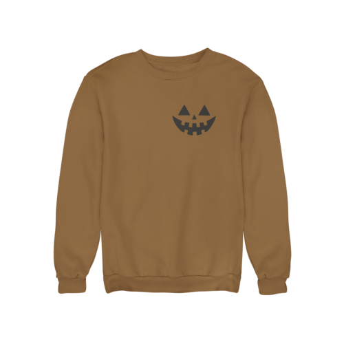 Bluza damska Halloween Jack O’Lantern – minimalistyczna dynia z nadrukiem 15