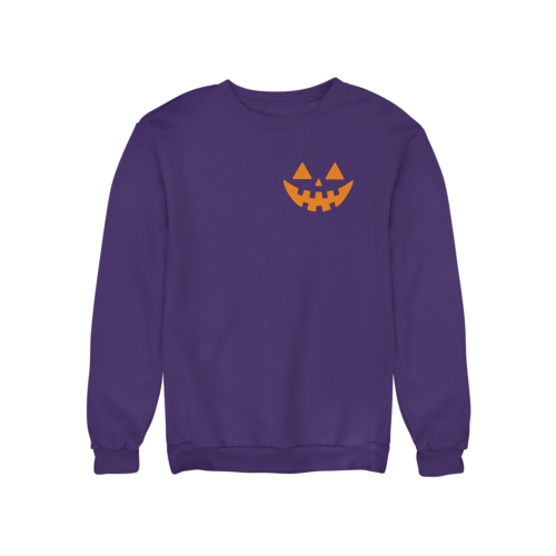 Bluza damska na Halloween Pumpkin Face – dynia Jack O’Lantern minimalistyczna 3