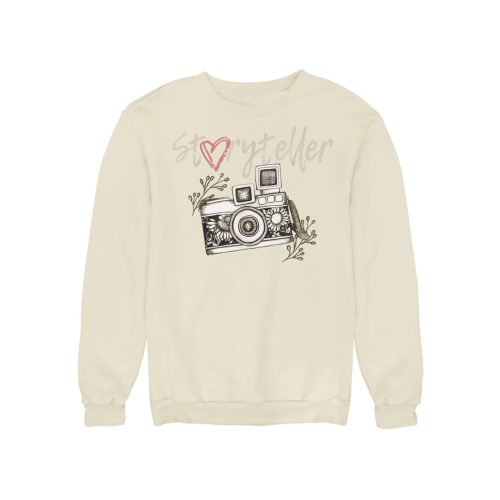 Bluza damska z aparatem Storyteller – prezent dla fotografa fotografki 3