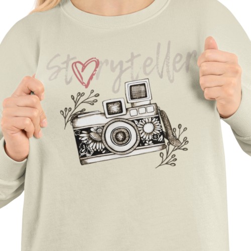 Bluza damska z aparatem Storyteller – prezent dla fotografa fotografki 2