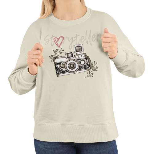 Bluza damska z aparatem Storyteller – prezent dla fotografa fotografki 5