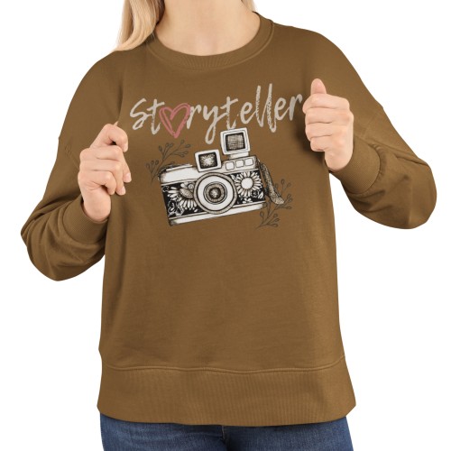 Bluza damska z aparatem Storyteller – prezent dla fotografa fotografki 7