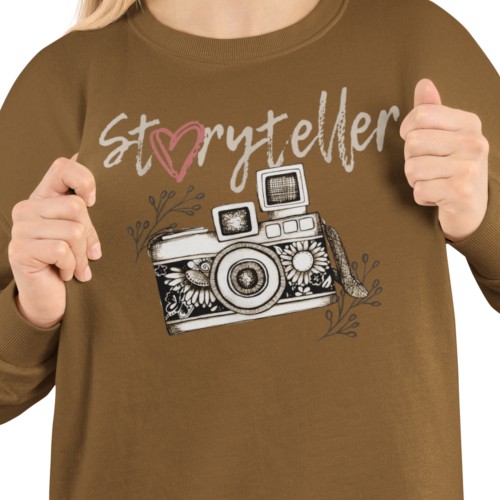 Bluza damska z aparatem Storyteller – prezent dla fotografa fotografki 8