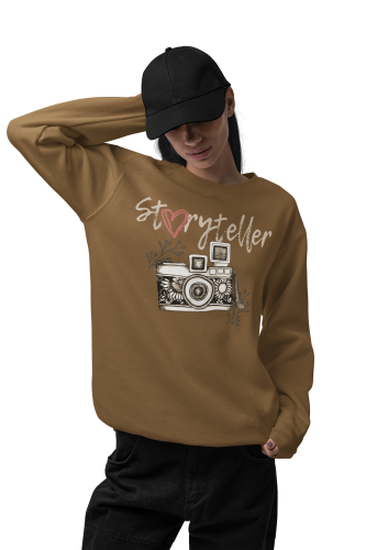 Bluza damska z aparatem Storyteller – prezent dla fotografa fotografki 11