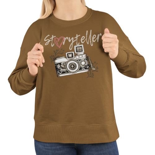 Bluza damska z aparatem Storyteller – prezent dla fotografa fotografki 12